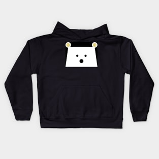 Peek-a-Boo Bear, Golden Ears Kids Hoodie